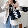 thumbnail image 4 of Sywqhk Bolso Bandolera De Hombro De Gran Capacidad De Lona Para Mujer (Negro) Sywqhk Para estrenar, 4 of 9
