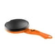 thumbnail image 2 of Crepe Maker Metal Antiadherente Pancake Pan Plancha eléctrica para el hogar con mango Gancho Enchufe de EE. UU., Naranja Methold HA001416-02, 2 of 6