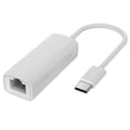 thumbnail image 1 of GFSDOI Adaptateur USB-C vers Ethernet Thunderbolt Type-C vers RJ45 Réseau 100 Mbps pour Windows PC Mac, 1 of 5