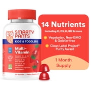 SmartyPants Kids & Toddler Multivitamin Gummies, Wellness Supplement for Kids, Vitamin C, B12, 60 ct