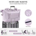 thumbnail image 4 of Bolsa de viaje Trifabricy para mujer, grande, impermeable, color morado, 4 of 7