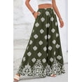 thumbnail image 3 of FreshPretty Women Wide Leg Pants Casual High Waist Floral Palazzo Pants for Women Flowy Trendy Lounge Boho Beach Trousers Pockets, 3 of 8