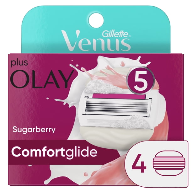 Gillette Venus ComfortGlide plus Olay Sugarberry Women's Razor Blade