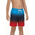 thumbnail image 3 of Mowujeit Boys Swim Trunks with Boxer Brief Liner Compression Kid Bathing Suit Quick Dry Beach Swimsuit little Boys Swim Shorts 7, 3 of 7
