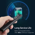 thumbnail image 3 of office presentation remotes Teacher Bisofice Presentation Pointer for PowerPoint PPT Clicker with USB/Type C Dual Head Receiver Wireless Rechargeable Presenter Clicker Compatible with MAC//, 3 of 7
