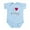 Sky Blue, variant on CafePress - I Love My Mommy! Infant Bodysuit - Baby Light Bodysuit, Size Newborn - 24 Months