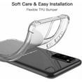 thumbnail image 2 of Shockproof Clear Silicone Case For Samsung Galaxy S24 Ultra S23 S22 Plus Soft TPU Phone Shell S21 S20 FE Note 10 20 Back Cover Note 10, 2 of 5