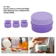 thumbnail image 3 of Tarro de crema de silicona vacío 3 dispensadores portátiles reutilizables contenedor de 82 ml juego de recipientes cosméticos de silicona a prueba de fugas recargables para ANGGREK Otros, 3 of 8