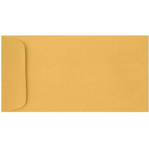 2 1//2 x 3 1//2 Open End Envelopes 24lb Brown Kraft 50 Qty.