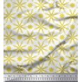 thumbnail image 1 of Soimoi Cotton Cambric Fabric Flower Artistic Print Sewing Fabric Yard 42 Inch Wide, 1 of 3