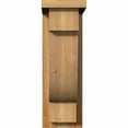 thumbnail image 2 of 6"W x 10"D x 18"H Alpine Rough Sawn Corbel w/Backplate, Western Red Cedar, 2 of 9