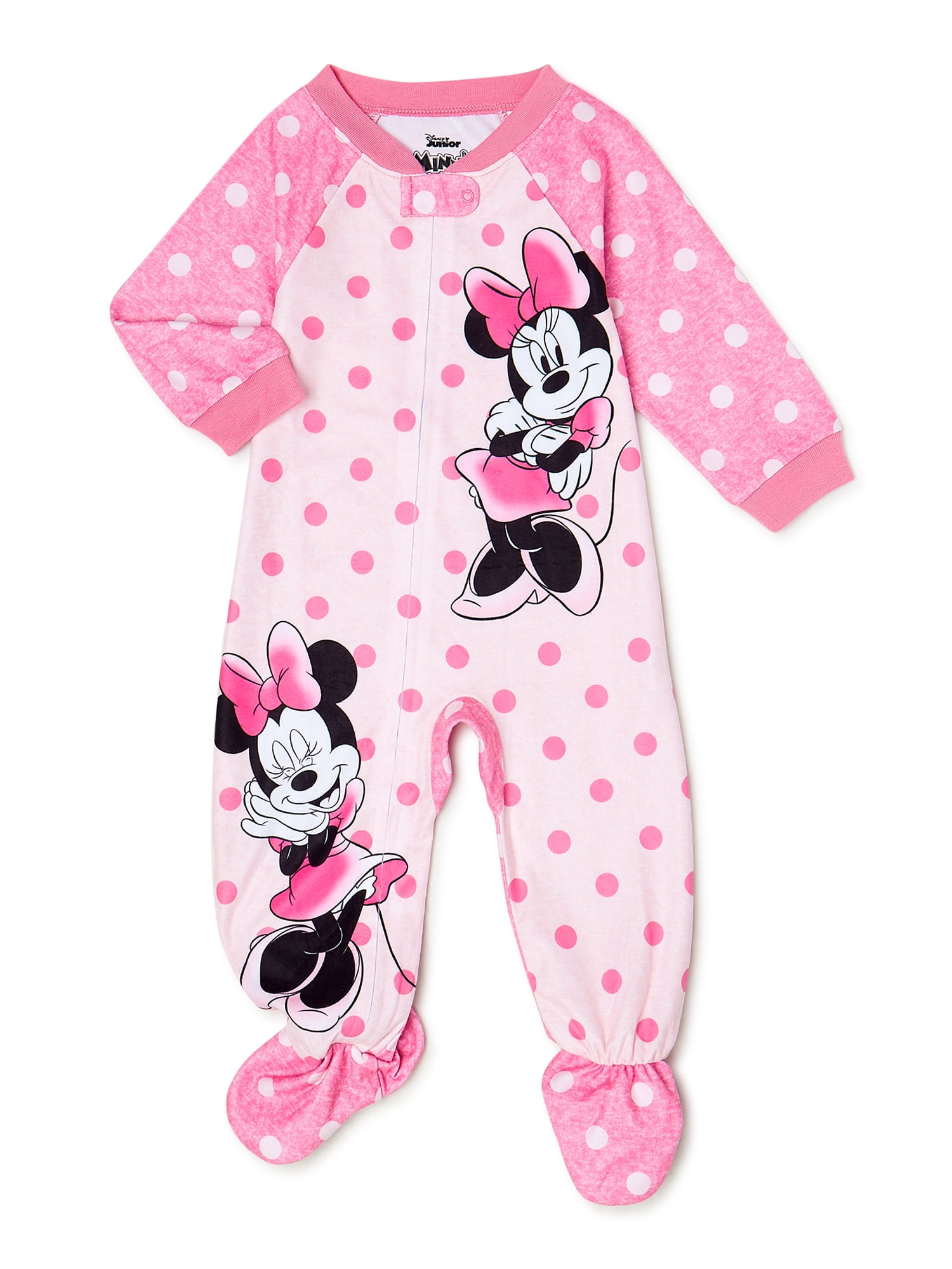 Minnie Mouse Baby and Toddler Girls' Blanket Sleeper, Sizes 12M-5T
