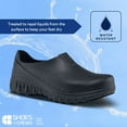 thumbnail image 4 of Shoes For Crews Bloodstone, Men's, Women's, Unisex Slip Resistant Work Clogs, Water Resistant, Black, 4 of 5