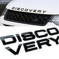 thumbnail image 1 of Gloss Black Discovery Land Rover Letters Sticker Stick On Emblem Badge For Front Grill Bonnet Badge Emblem Or Rear, 1 of 1