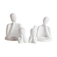 thumbnail image 4 of Figuras familiares, decoración de escritorio, artesanía, estatua creativa, escultura para entrada, armario, estante, decoración del hogar y, 4 of 9
