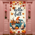 thumbnail image 6 of Decorative Design Fall Banner Polyester Material Autumn Gnome Decorative Fall Decoration Hello Fall for Seasonal Party Indoor Decoration Home Decor, 6 of 9