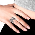 thumbnail image 6 of Exotic Wings Wild Butterfly .925 Sterling Silver Ring-8, 6 of 6