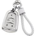 thumbnail image 1 of for Cadillac Key Fob Cover with Keychain, Soft TPU Key Case Protection Fit for Cadillac Escalade CTS SRX XT5 ATS CT6 5 Buttons Smart Key Case, 1 of 6