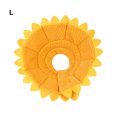 thumbnail image 4 of Wweixi Pet Sun Flower Collar Soft And Lightweight Wide Application Sun Flower Shape L 1Set, 4 of 6