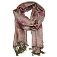thumbnail image 2 of Falari Women's Paisley Woven Pashmina Shawl Wrap Scarf 80" x 27" Color # 28, 2 of 3