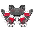 thumbnail image 2 of All-Weather Aluminum 7-Piece Outdoor Set / High-Temp Coated, Comfortable for Outdoor Relax, 2 of 5