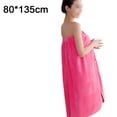 thumbnail image 2 of Toalla de baño usable para mujer, falda de baño con parte superior de tubo ajustable, adecuada para natación de belleza SPA, 2 of 5