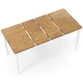 thumbnail image 2 of Gymax Extendable Dining Table Folding Kitchen Table for 4-8 People w/ Rubber Wood Legs, 2 of 10