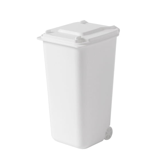 Plastic Trash Can Storage Desktop Organizer Pen Pencil Holder Making It Ideal For Desktop Use