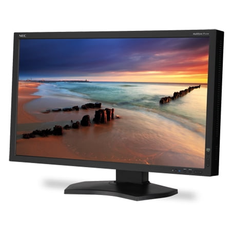 NEC MultiSync P232W-BK - LED monitor - 23
