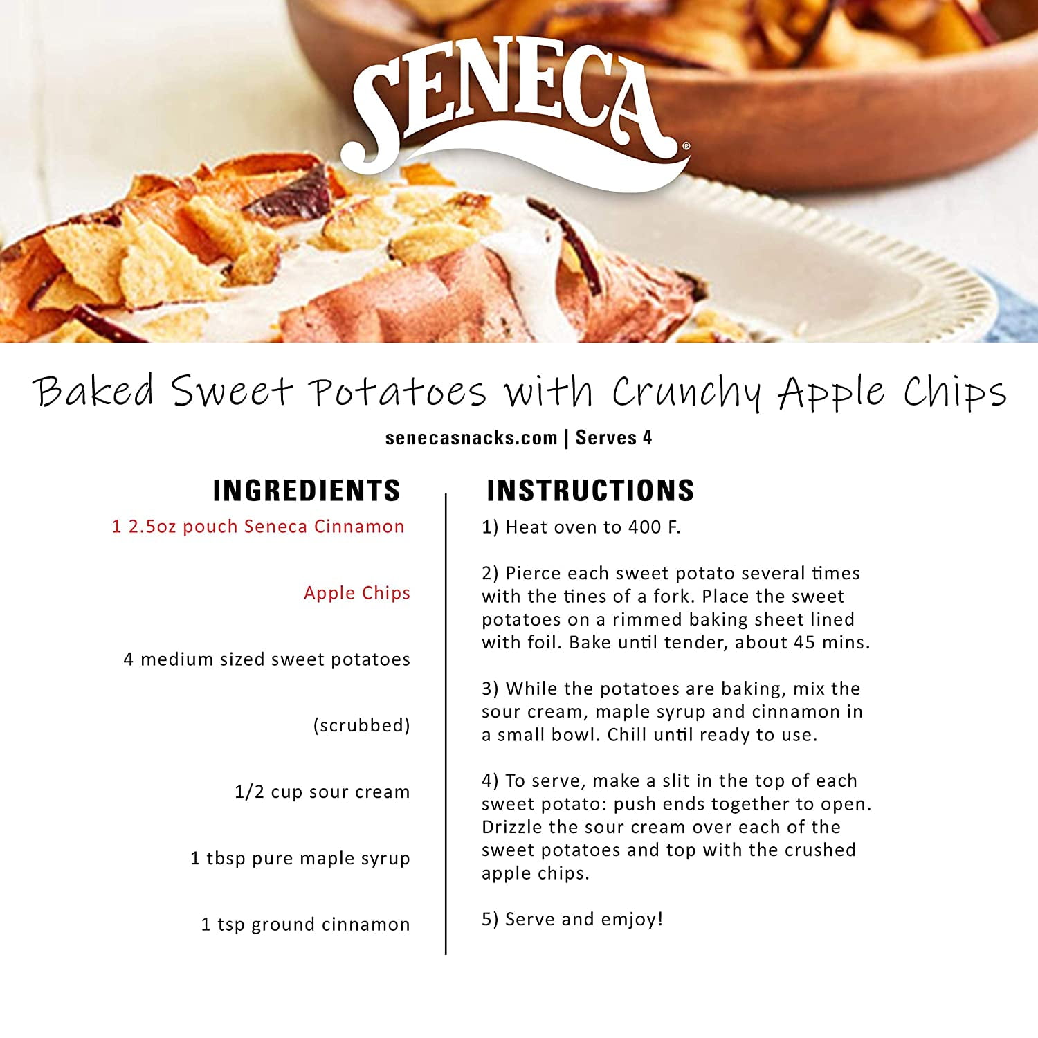 12 PACKS : Seneca Cinnamon Apple Chips,2.5-Ounce Bags