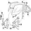 Genuine OE Mitsubishi Window Motor - MR200612