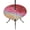 Rose Red, variant on Round Outdoor Tablecloth with Umbrella Hole and Zipper, Blue Ombre Coastal Fitted Table Cover with Elastic Edge for 55-60 Inch, Summer Nautical Beach Ocean Seaside Waterproof Patio Tablecoths