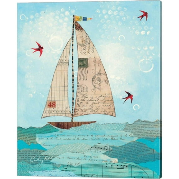 Metaverse Courtney Prahl 'Coastal Notes I' Canvas Art