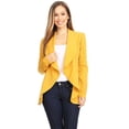 thumbnail image 4 of Women's Casual Long Sleeve Solid Open Blazer Jacket, 4 of 5