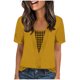 thumbnail image 1 of Camisas Y Tops de Verano de Mujer Moda Casual Cuello Redondo Camisas de Satén Camisas de Color Sólido para Mujeres, 1 of 5