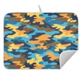 thumbnail image 5 of Ryvnso Camouflage Blue-a1 Dish Drying Mat for Kitchen Countertop 18x24 Large Dish Pad Drainer Rack Dish Sink Mats, 5 of 7
