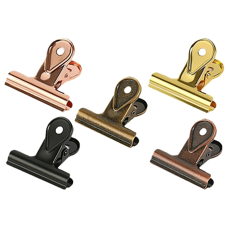 5Pcs Multi-function Paper Clamps Small File Clips Long Tail Clips Office  Clip Office Supply