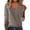 Silver, variant on Early Fall Fashion, European and American Solid Color Loose Ladies Sweater Spring and Autumn one Word Shoulder Exposed Shoulder Hood Jacket Sweater Light Sweater Silver M