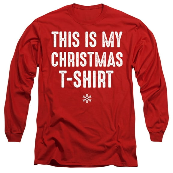 This is My Christmas T-Shirt Unisex Adult Long-Sleeve T Shirt