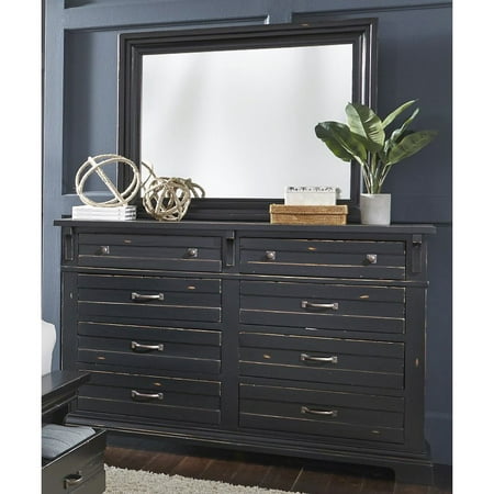 Progressive Furniture Chestnut Hill Drawer Dresser Mirror In