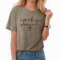 thumbnail image 6 of Towmus Women Plus Size Blouse Graphic Halloween Cute Casual Letter T-Shirt Short Sleeve Funny Top Tees, 6 of 6