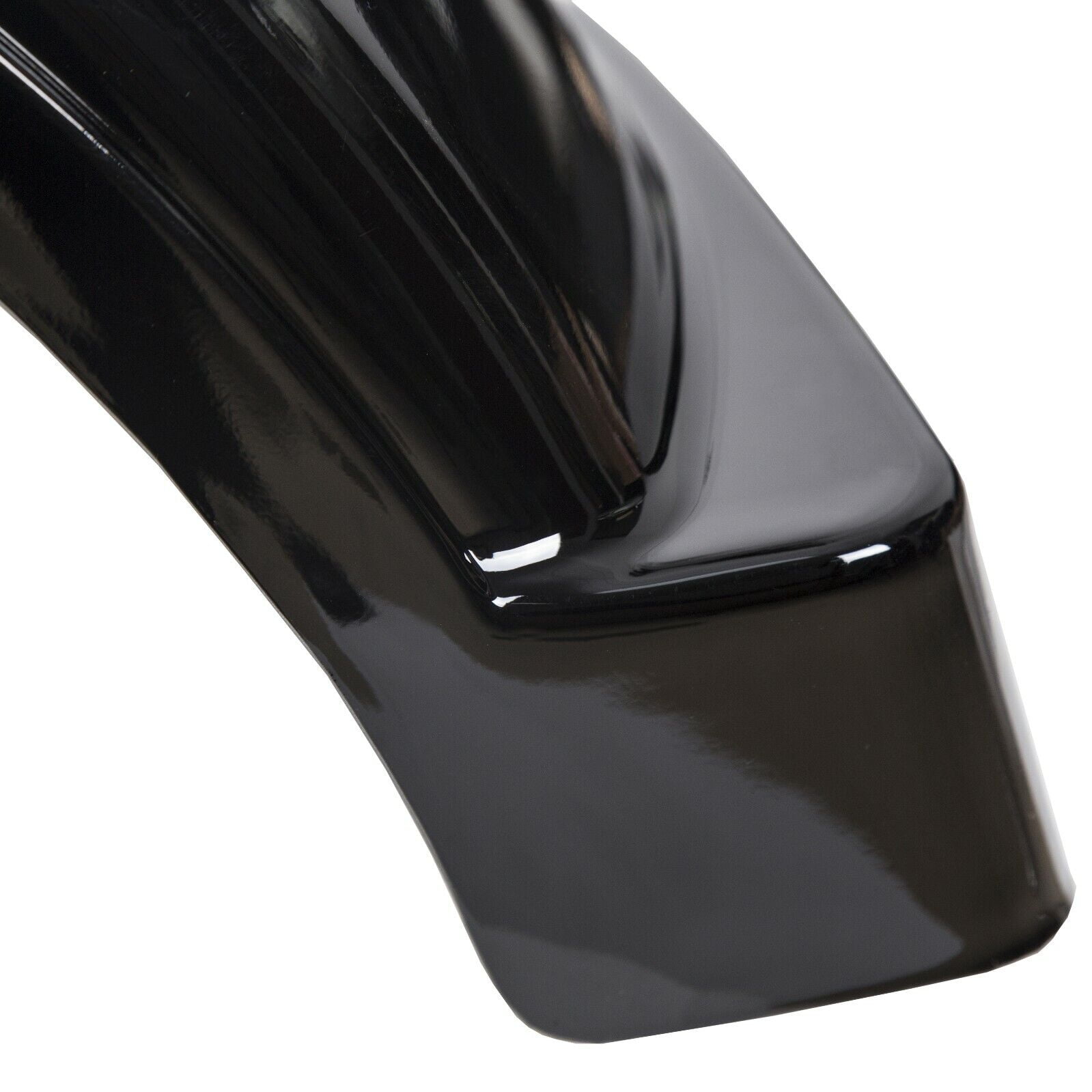Kojem 2Pcs 13" Single-Axle Trailer Fenders W/Steps Skirt Boat Black