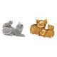 thumbnail image 1 of Escultura de gato y cerdo, adorno de mesa, artesanía, figura decorativa, estatua de animal para dormitorio, sala de estar, oficina, regalo de inaugura, 1 of 8