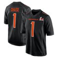 thumbnail image 1 of Tigers Jersey Bengal Tigers CHASE 1# Embroidered Football Short Sleeve T-Shirt, 1 of 2