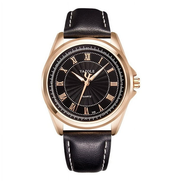 Reloj de negocios para hombre, reloj para hombre, reloj de cuero luminoso, reloj de moda para hombre