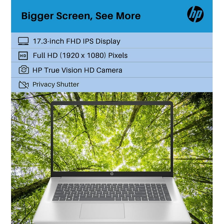 HP 2024 17 Business Laptop with Microsoft Office Lifetime License