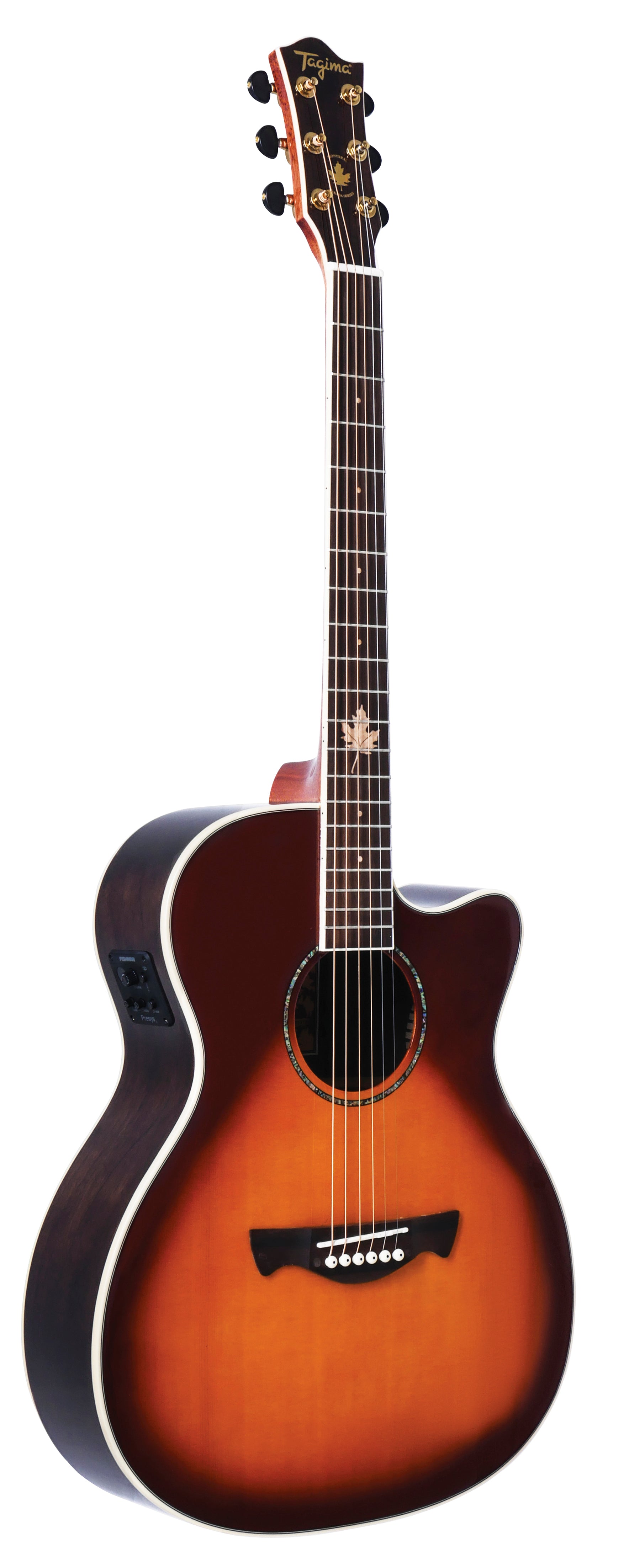 Tagima MONTREAL EQ-CB Acoustic Guitar - Cherry Burst
