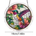 thumbnail image 3 of Tong Acrylic Puzzle Style Colored Glass Style Hanging Featuring Unique Irregular Shapes As Home Art Which Can Be Installed On Windows1, 3 of 4