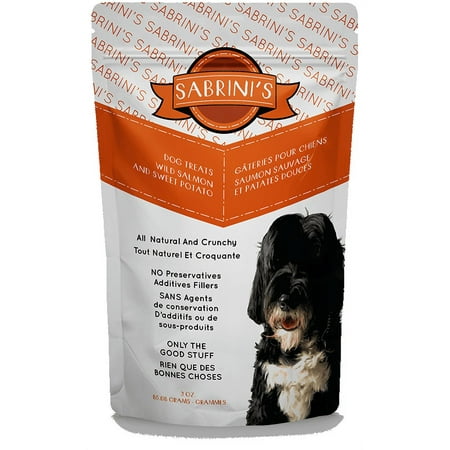UPC: 0860470001729 | Sabrinis Royal Treats Wild Salmon and Sweet Potato – 3 oz