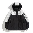 thumbnail image 3 of Chaqueta de carga impermeable tres en uno para hombre, abrigo con capucha a prueba de viento para deportes al aire libre, senderismo, Camping, escalada, pesca, chaquetas para hombre, 3 of 5